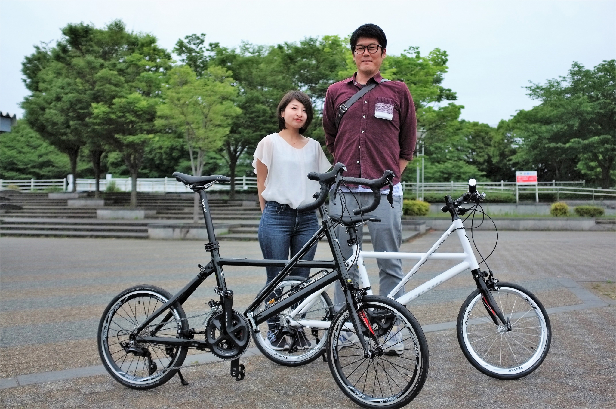 若い二人が選ばれた折りたたみ自転車。 -Tyrell FX- – cyclemark