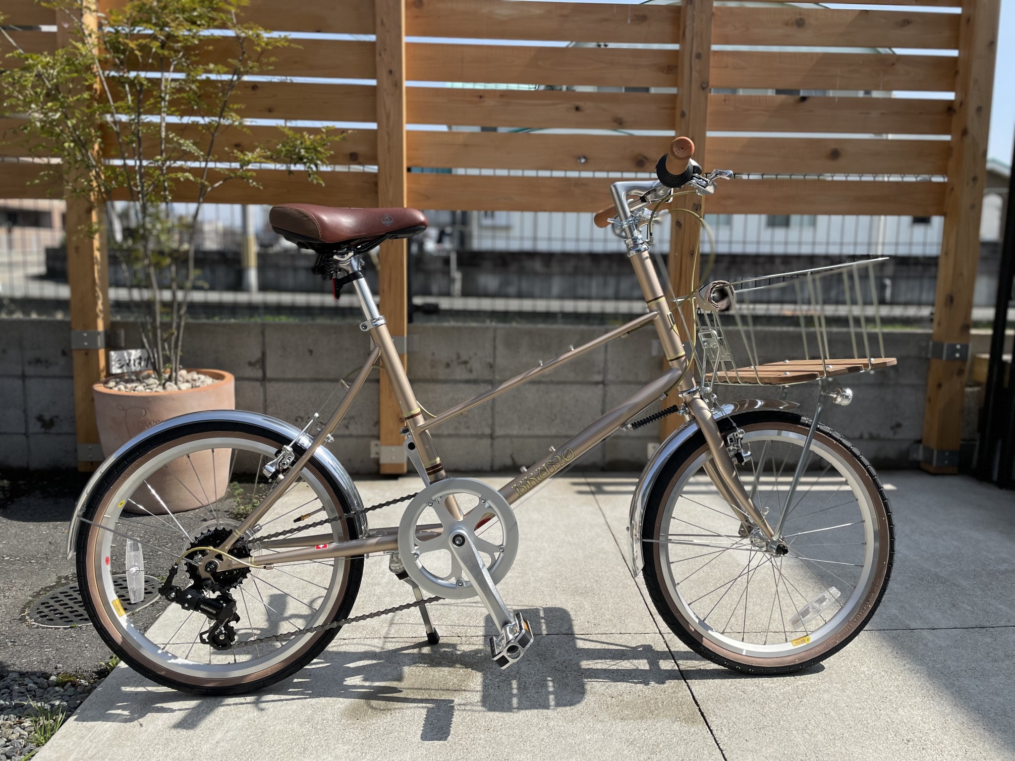 街乗りのかわいい自転車 -BRUNO MIXTE納車- – cyclemark サイクルマーク